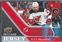 2020-21 Upper Deck NHL Hockey Game Jersey Kyle Palmieri New Jersey Devils GJ-KP